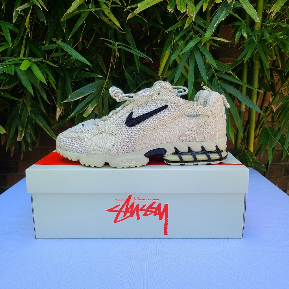 STUSSY × NIKE SPIRIDON CG 2 'FOSSIL' - Picture 1 of 4
